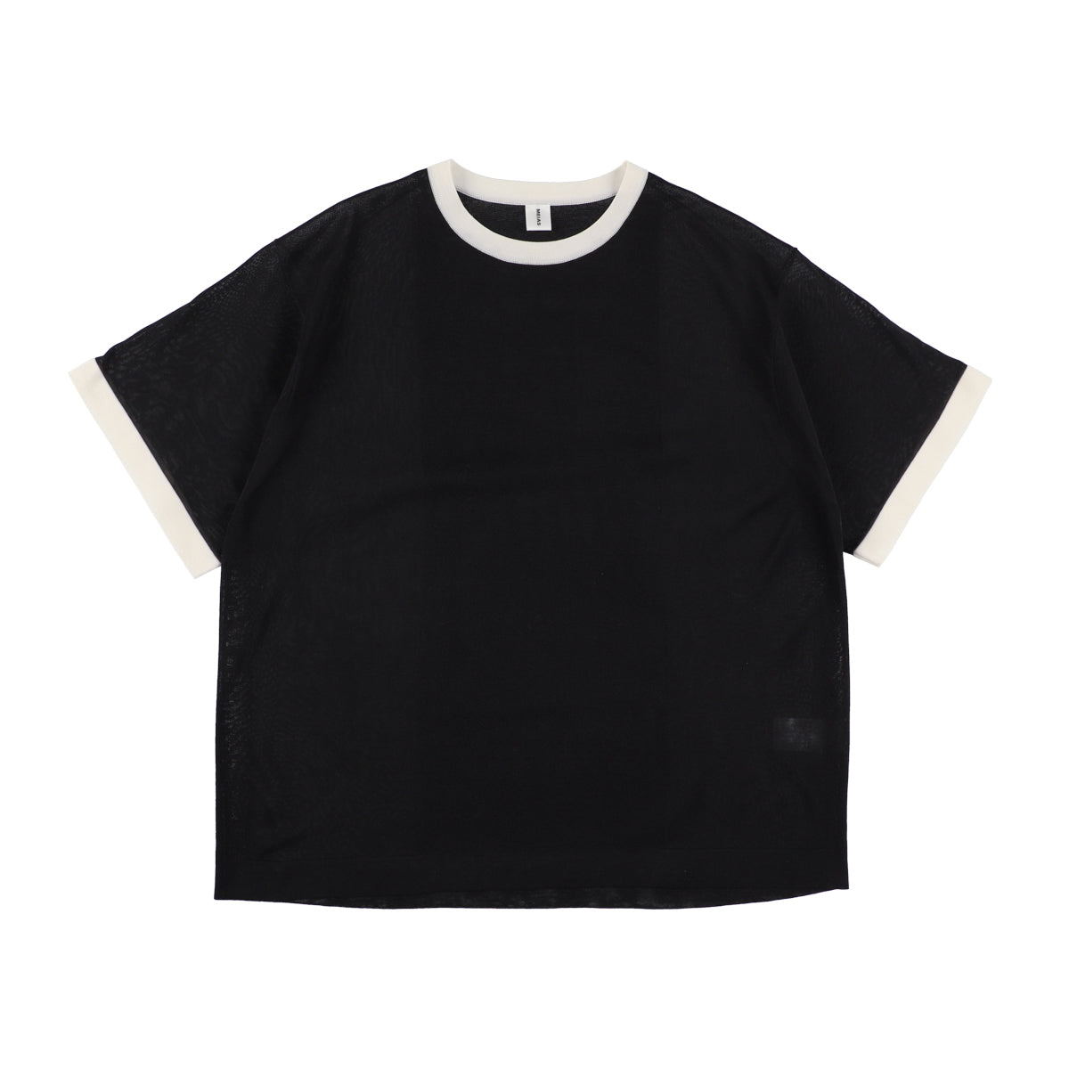 MEIAS / FINE GAUGE COTTON PO /Tシャツ/M/コットン/BLK/XMPO-5S03 FINE GAUGE COTTON PO /XMPO-5S03 – meias online