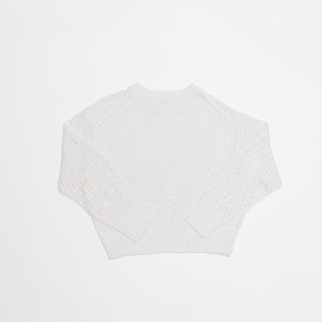 BRIGHT LINEN LOW GAUGE PULL OVER  /  BLPO-4S13