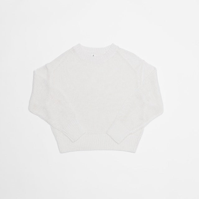 BRIGHT LINEN LOW GAUGE PULL OVER  /  BLPO-4S13