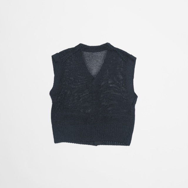 BRIGHT LINEN BUTTON VEST  /  BLVT-4S14