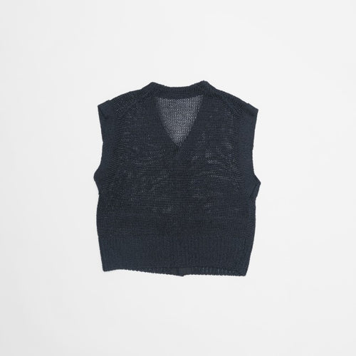 BRIGHT LINEN BUTTON VEST  /  BLVT-4S14