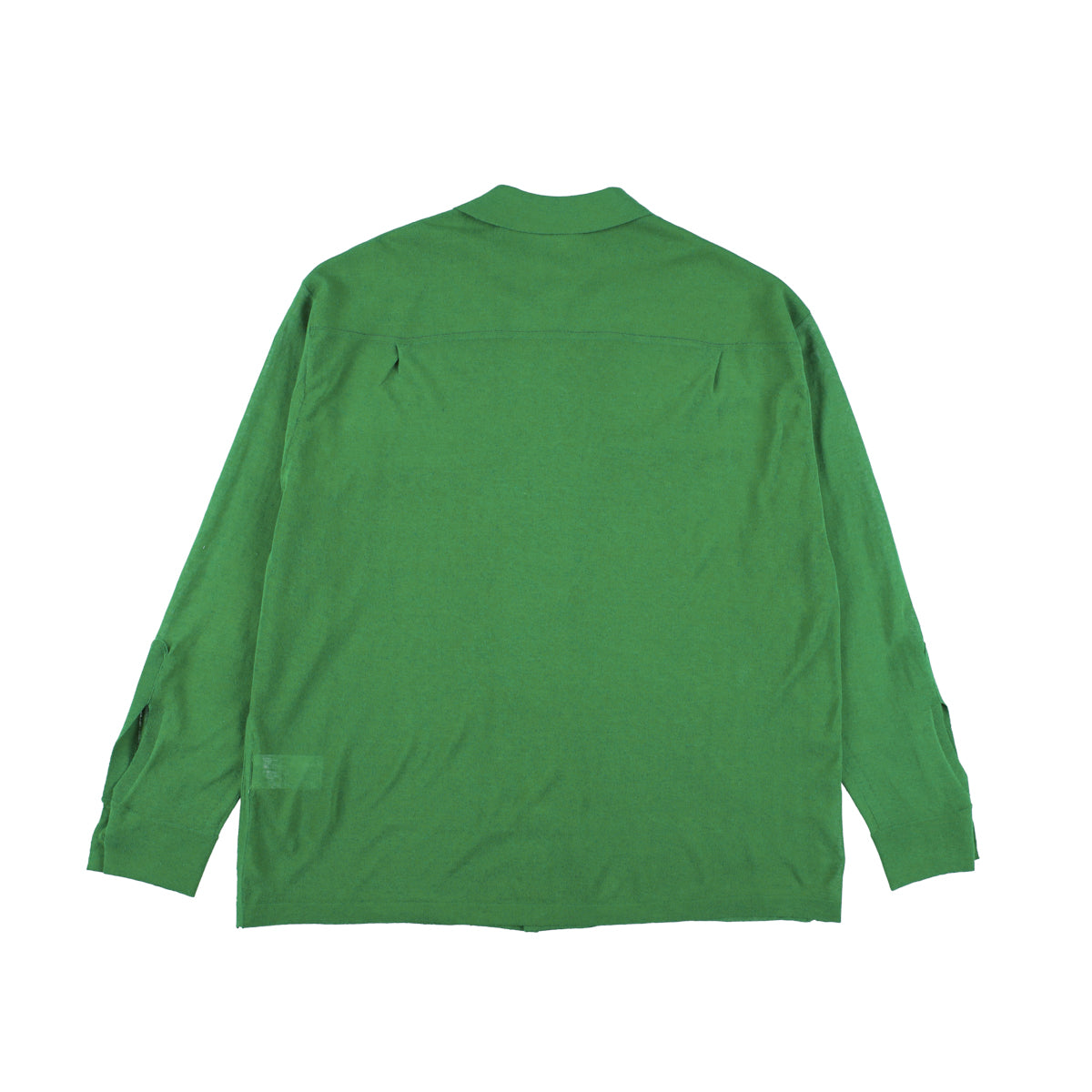 LINEN MIX OPEN COLLAR SHIRT / CECD-5S01