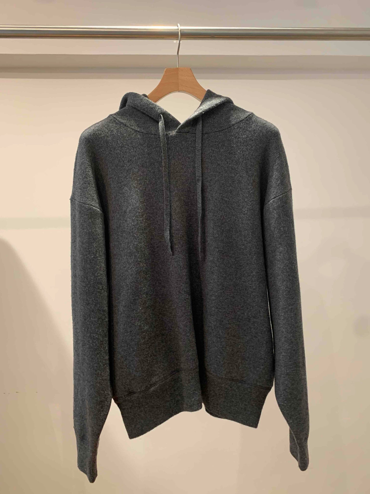 WOOL CASHMERE HOODIE PO /HEPO-4A21