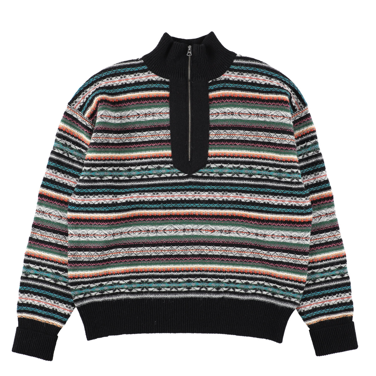 FAIR ISLE HALF ZIP PO / JQPO-4A16