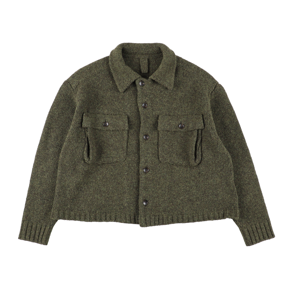 MILITTALY KNIT SHIRTS / LANCD-5A07