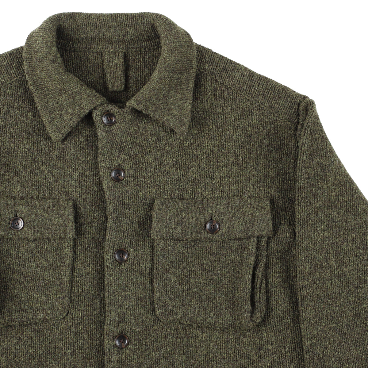 MILITTALY KNIT SHIRTS / LANCD-5A07