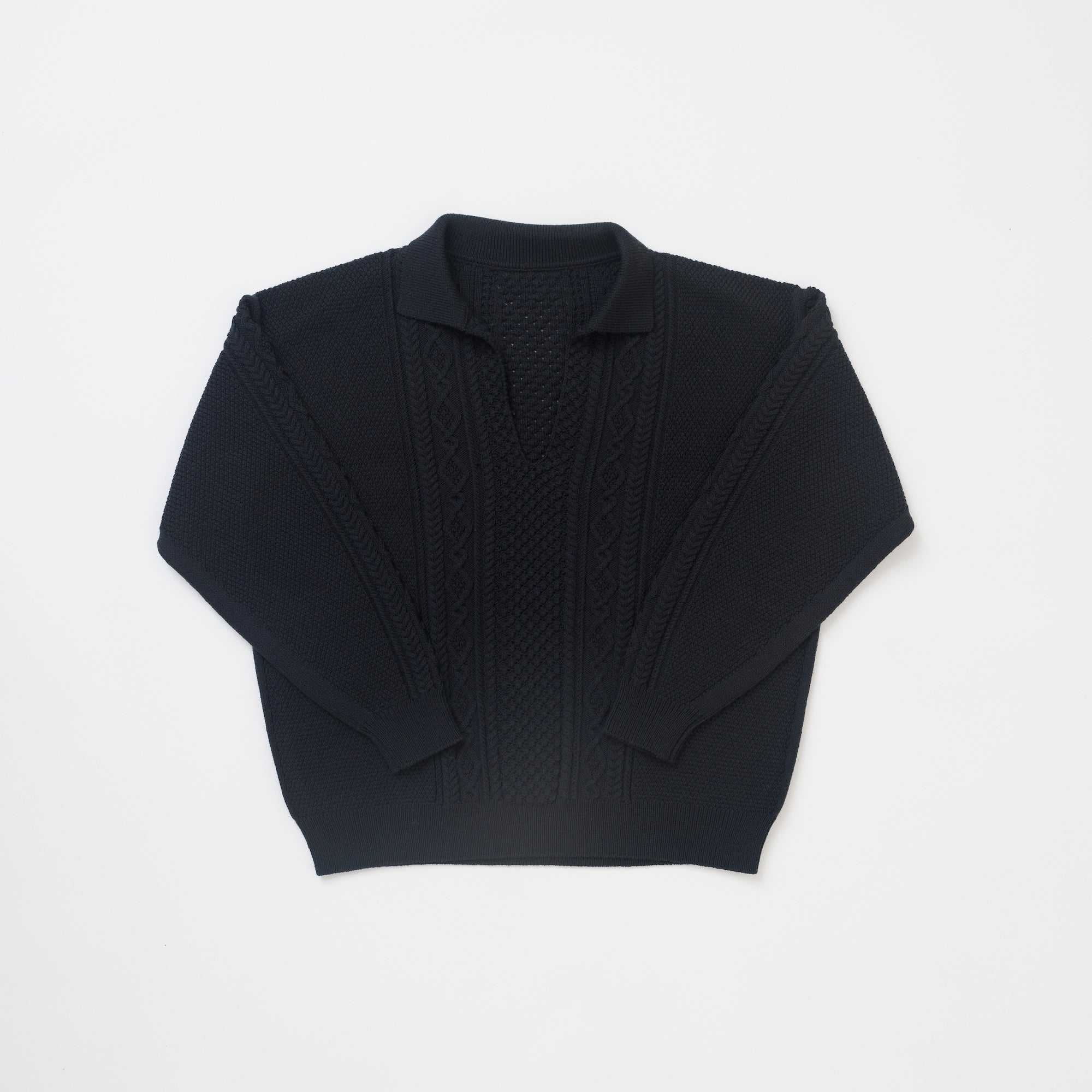 LILY W/PE CABLE SKIPPER PULL OVER / CBWPO-3A12