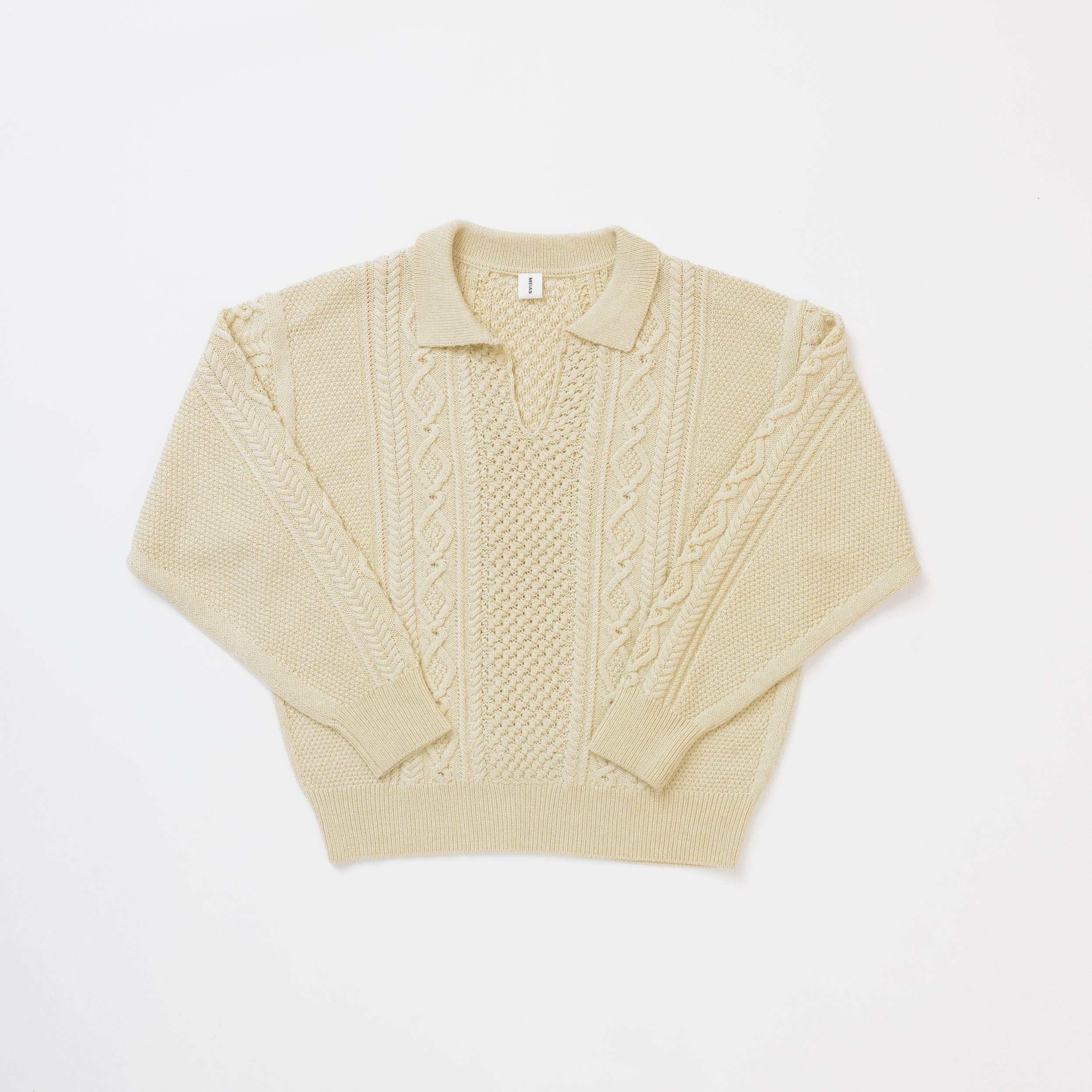 LILY W/PE CABLE SKIPPER PULL OVER / CBWPO-3A12