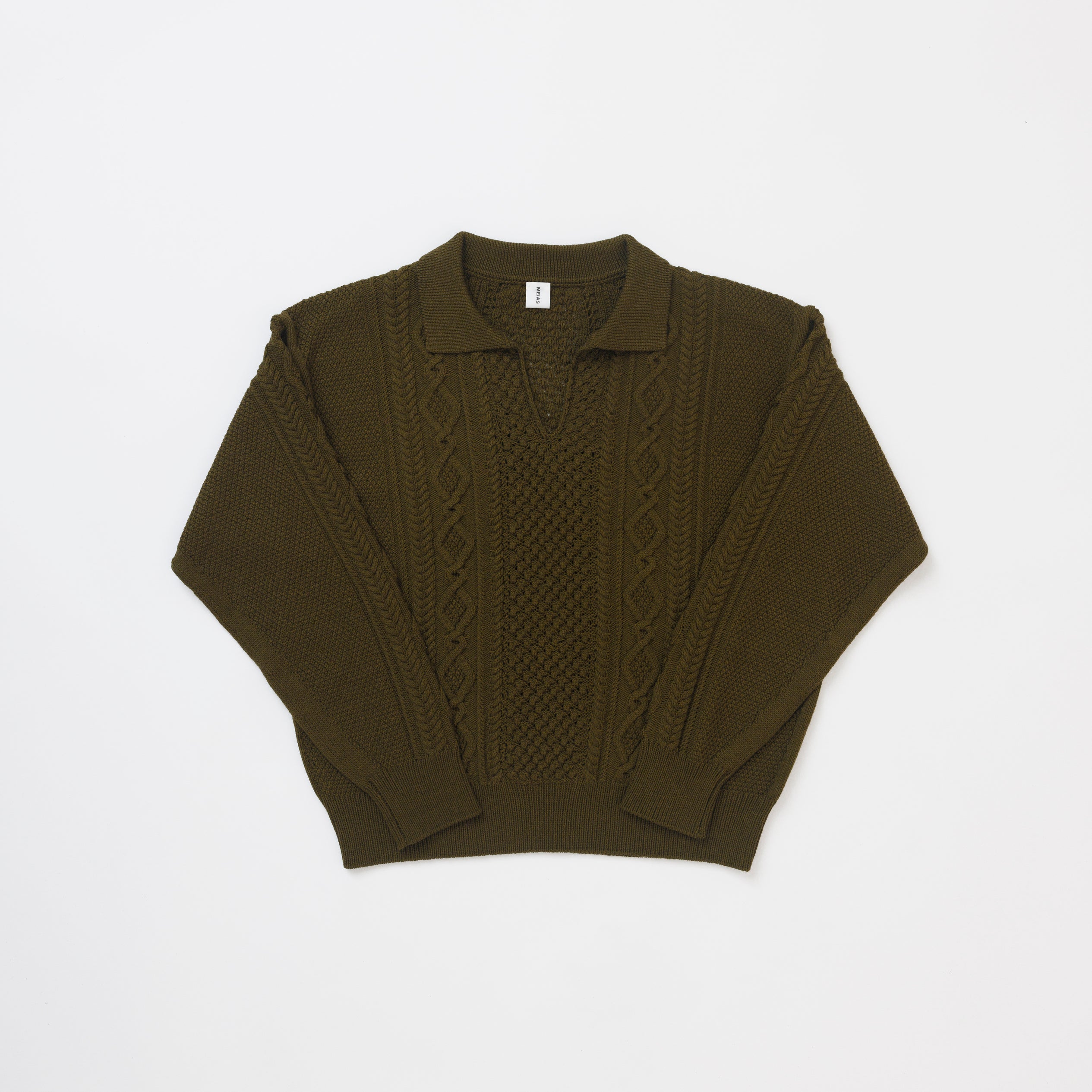 LILY W/PE CABLE SKIPPER PULL OVER / CBWPO-3A12