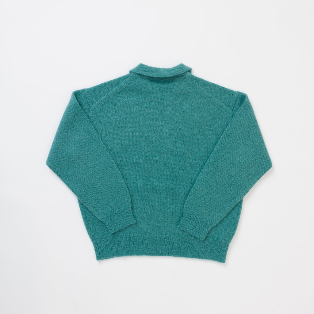 SUPER KID MOHAIR HALF ZIP PULL OVER / MOPO-3A09