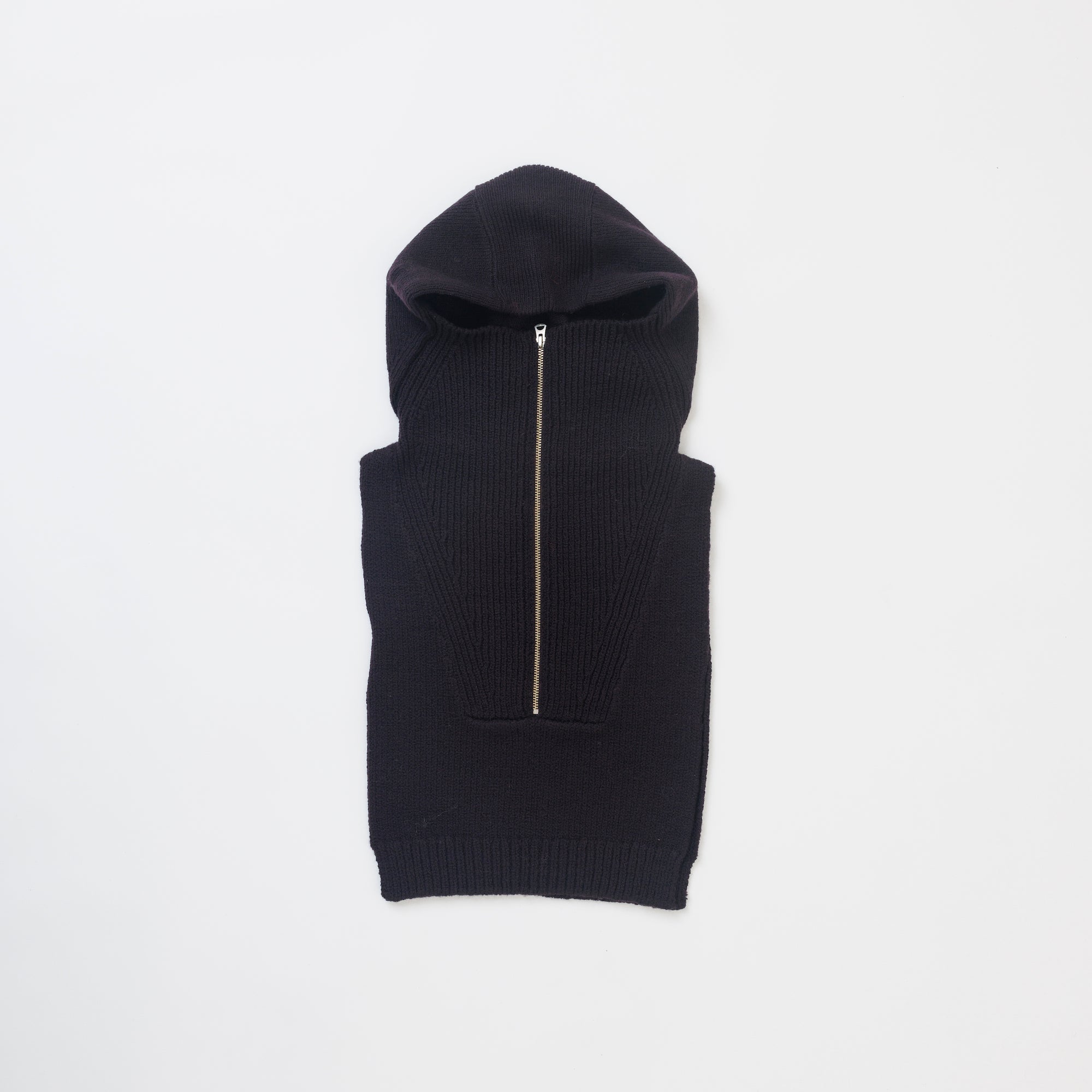 WAVE WOOL HOODIE VEST / WWVE-3A07