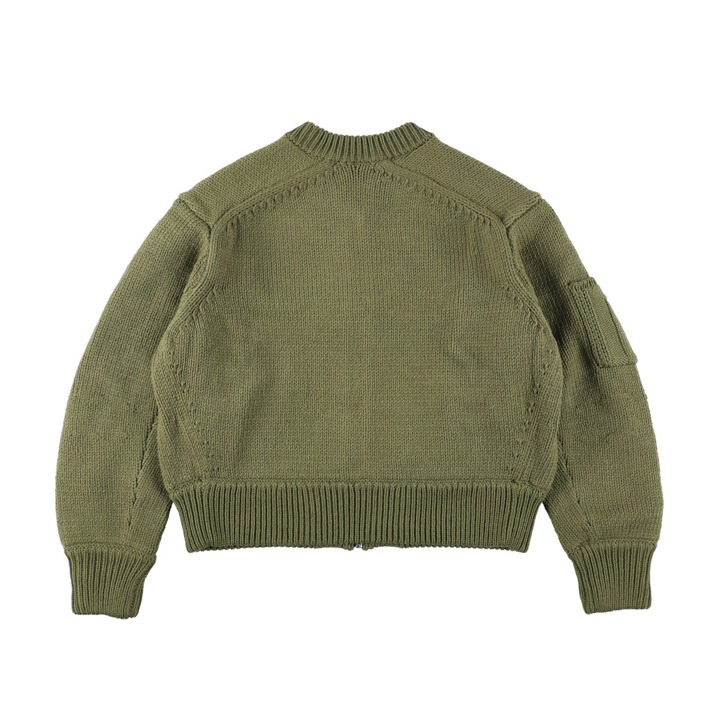 LOW GAUGE KNIT MA-1 /NEJK-4A20