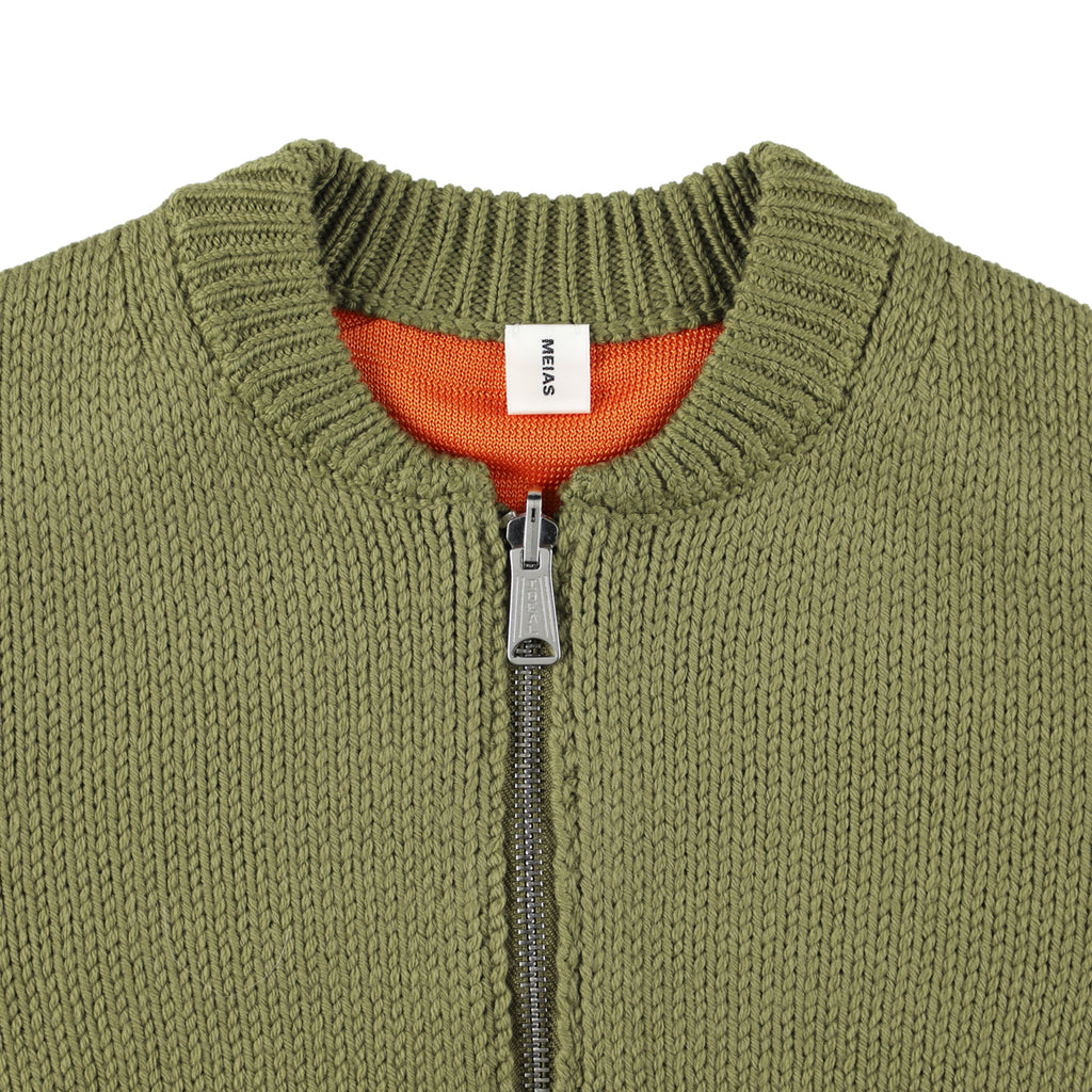 LOW GAUGE KNIT MA-1 /NEJK-4A20