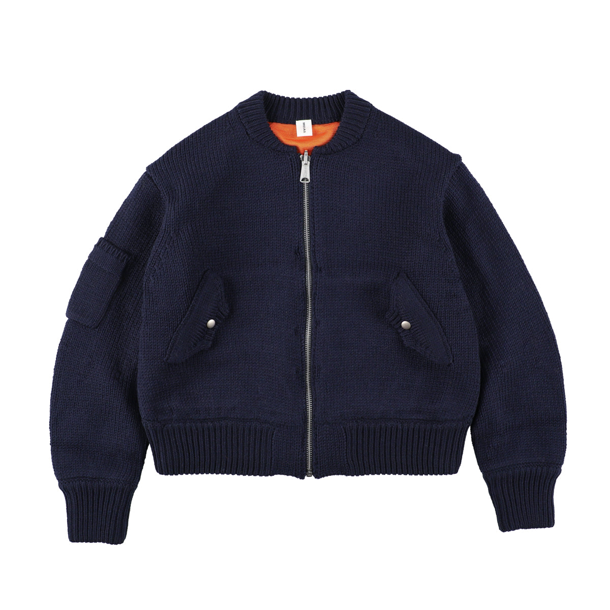 LOW GAUGE KNIT MA-1 /NEJK-4A20