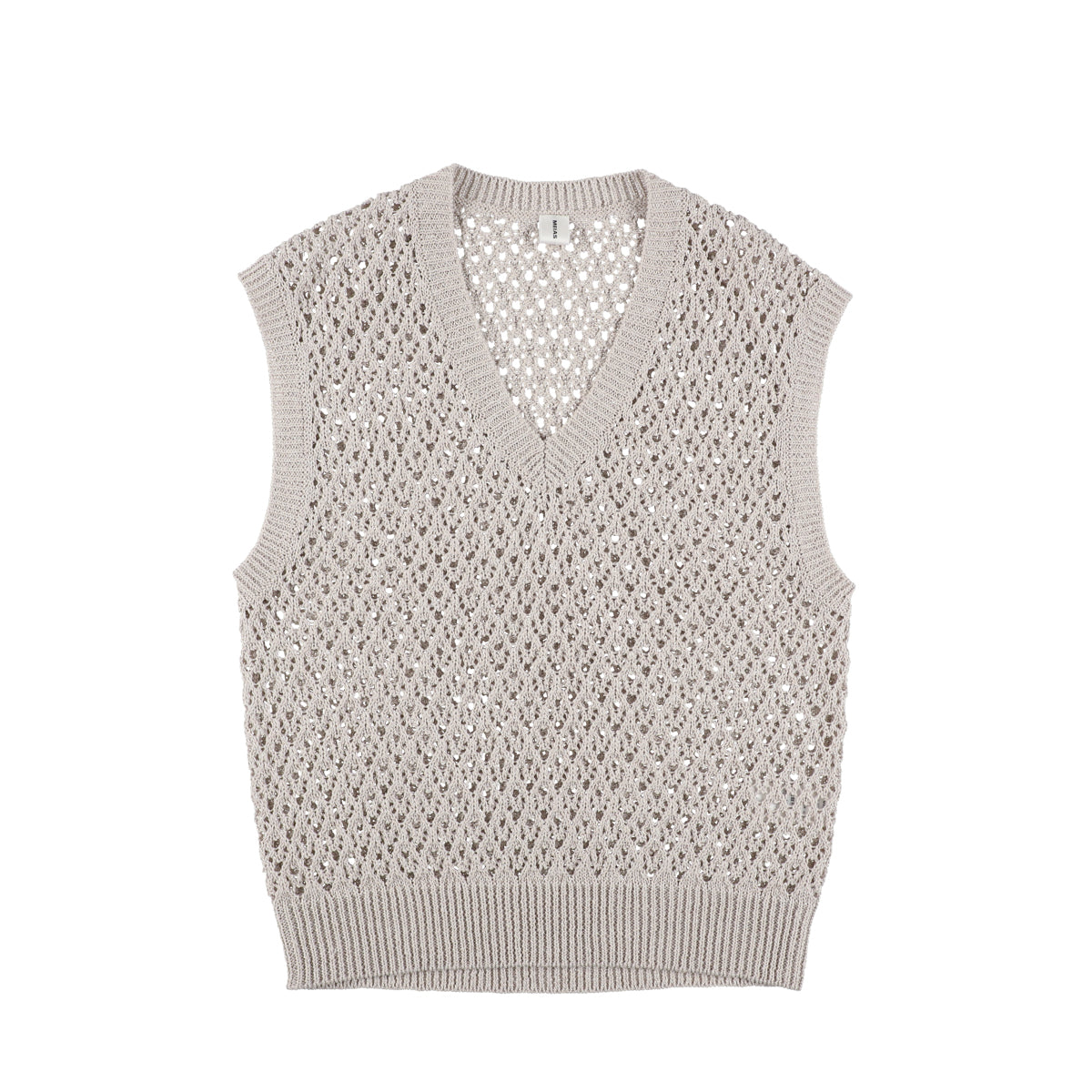 PAPER YARN MESH VEST / ORVT-5S10