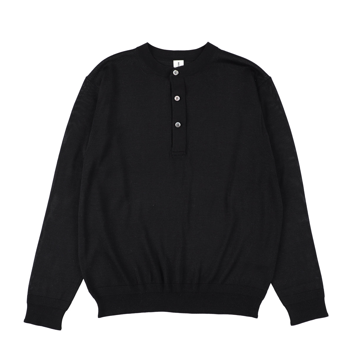 SILK HENLEY NECK PULL OVER  /  SLPO-04-24