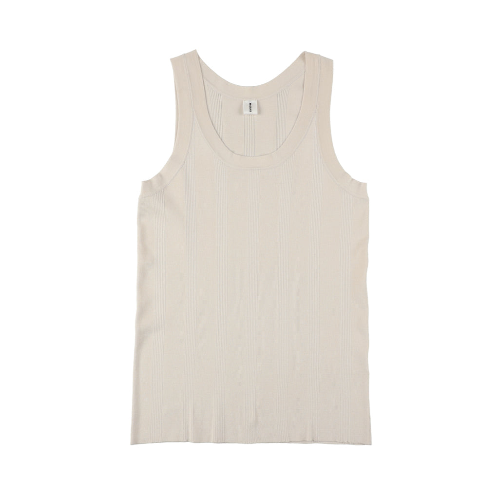 FINE GAUGE SILK RIB MEN'S TANK TOP  /  SLTT-4S03