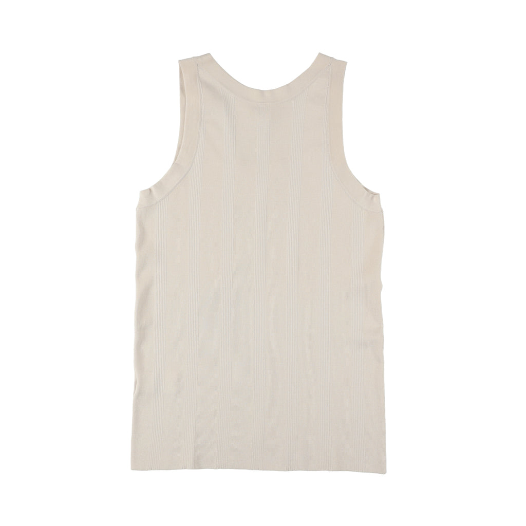 FINE GAUGE SILK RIB MEN'S TANK TOP  /  SLTT-4S03