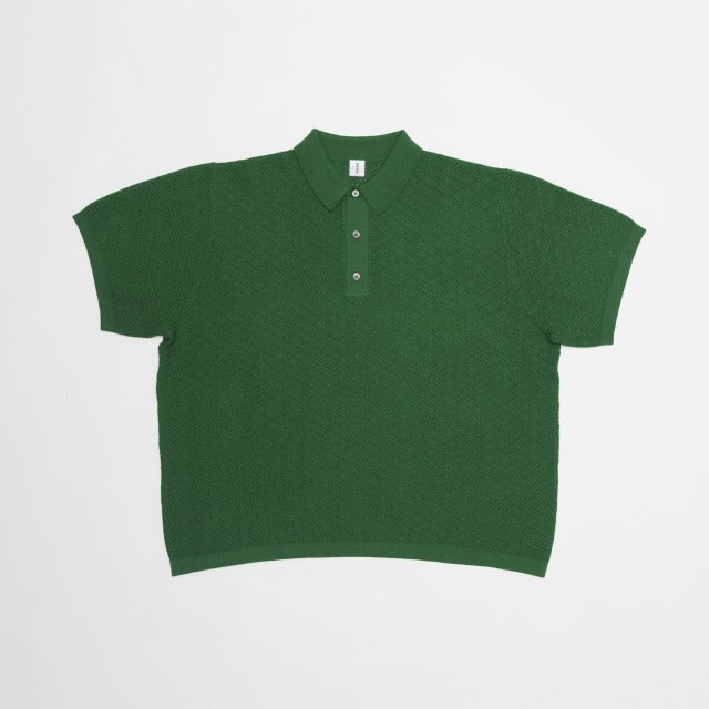 GIMA COTTON TACK PATTERN POLO PULL OVER  /  STRPO-4S15
