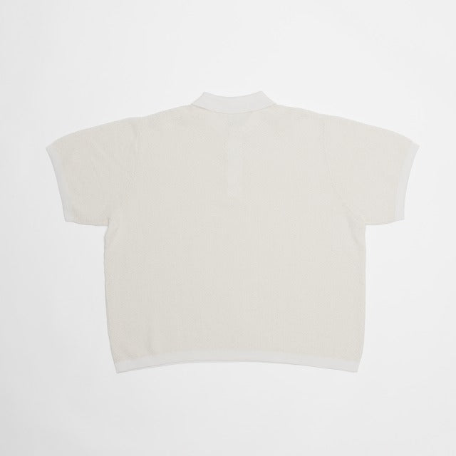 GIMA COTTON TACK PATTERN POLO PULL OVER  /  STRPO-4S15