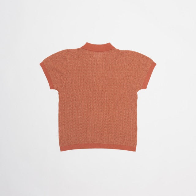 GIMA COTTON TACK PATTERN POLO PULL OVER  /  STRPO-4S15