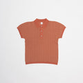 GIMA COTTON TACK PATTERN POLO PULL OVER  /  STRPO-4S15