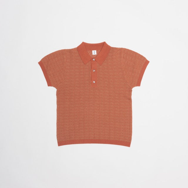 GIMA COTTON TACK PATTERN POLO PULL OVER  /  STRPO-4S15