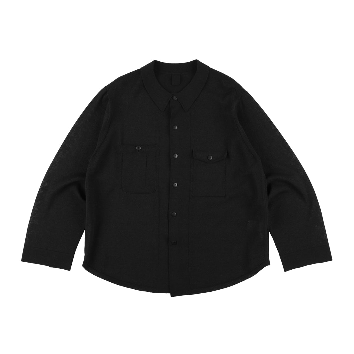 LINEN CHAMBRAY KNIT SHIRTS/YACD-6S05