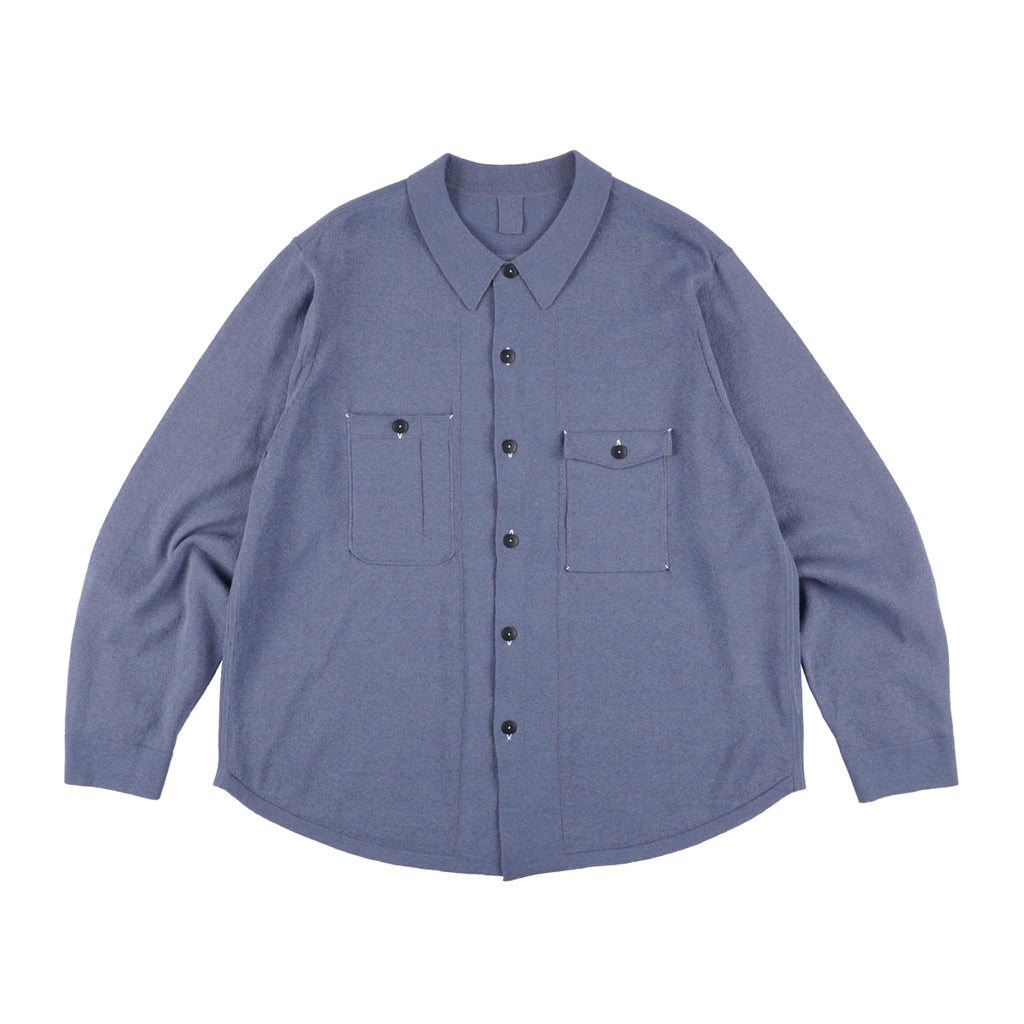 LINEN CHAMBRAY KNIT SHIRTS/YACD-6S05