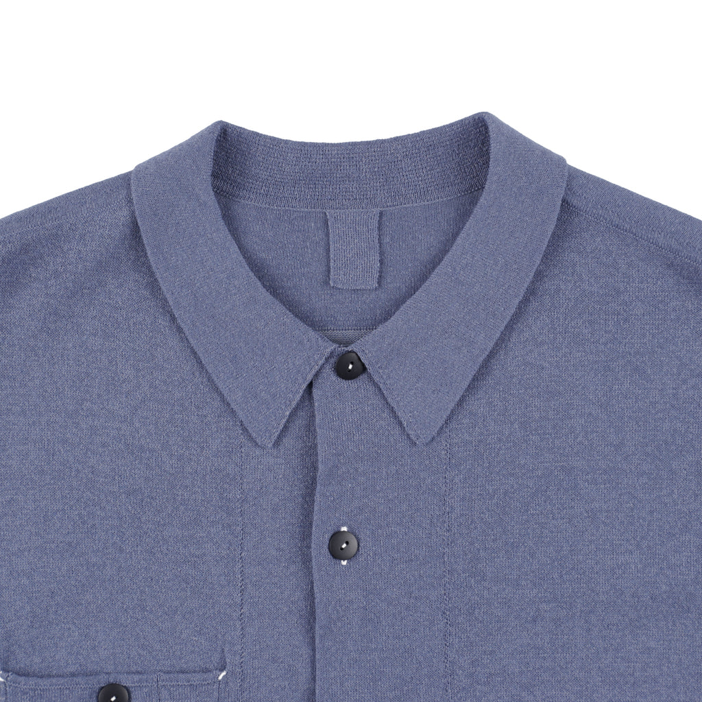 LINEN CHAMBRAY KNIT SHIRTS/YACD-6S05
