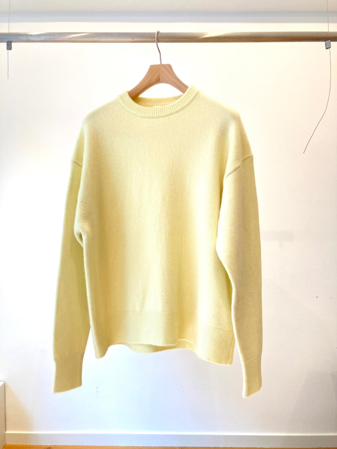 PURE CASHMERE SWEAT KNIT PULL OVER/CAPO-2A05