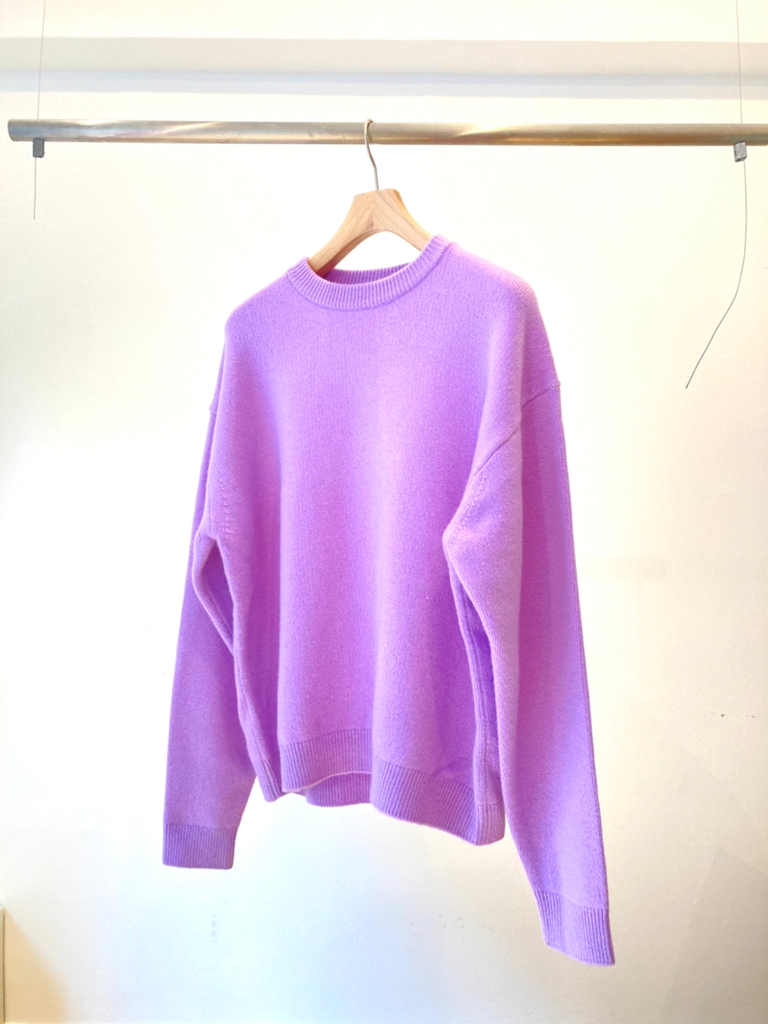 PURE CASHMERE SWEAT KNIT PULL OVER/CAPO-2A05