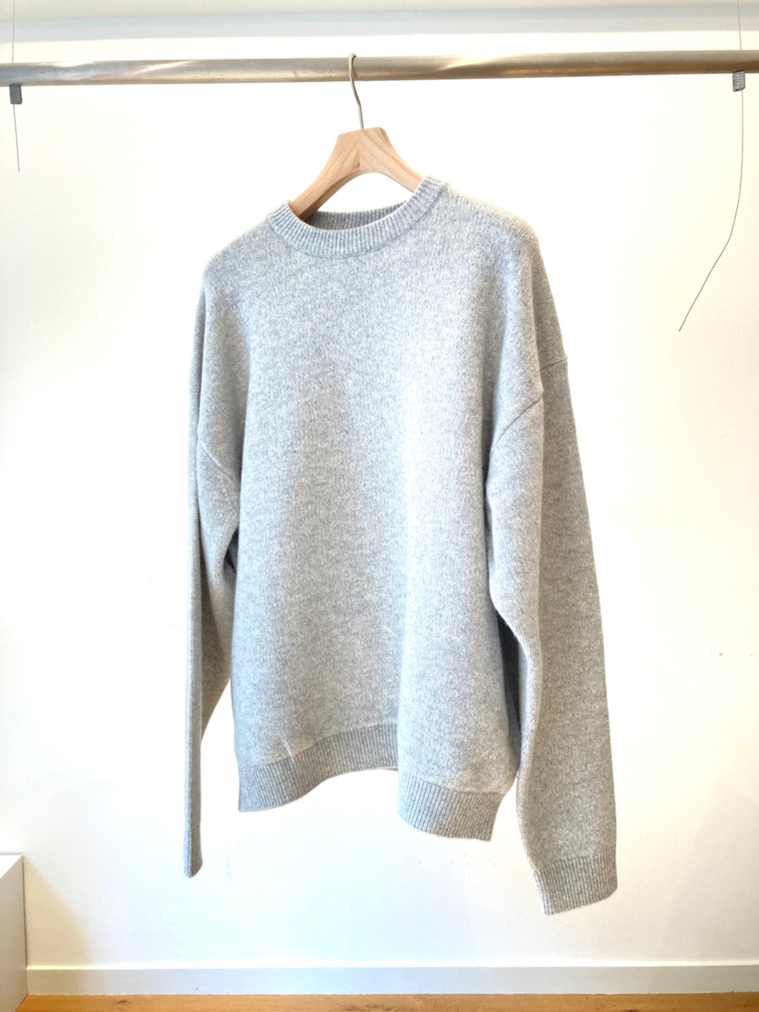 PURE CASHMERE SWEAT KNIT PULL OVER/CAPO-2A05