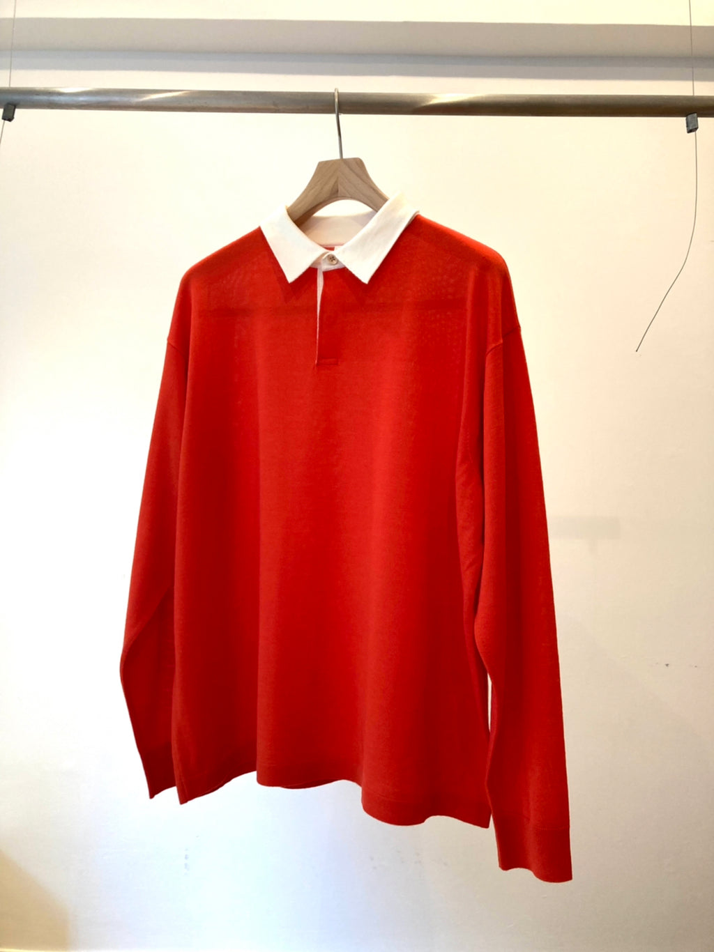 WOOL RUGBY PULL OVER/CWPO-2A14