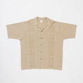 LINEN MIX CUBA KNIT SHIRTS  /  CESH-3S07