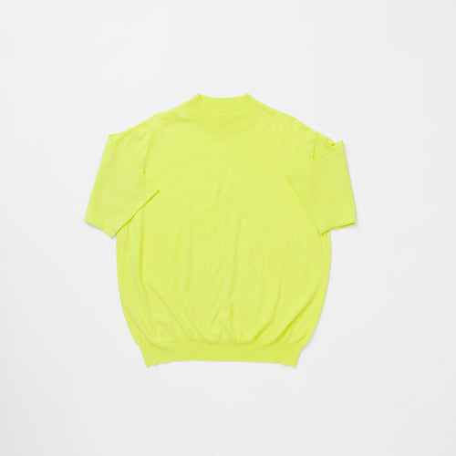 COTTON MOCK NECK PULL OVER  /  EMPO-3S01