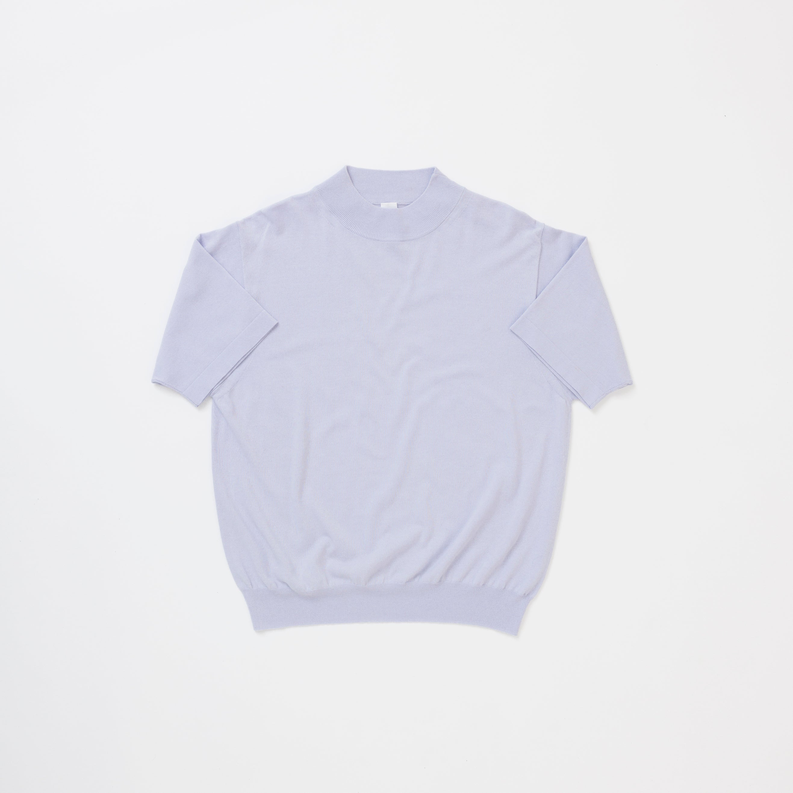 COTTON MOCK NECK PULL OVER  /  EMPO-3S01