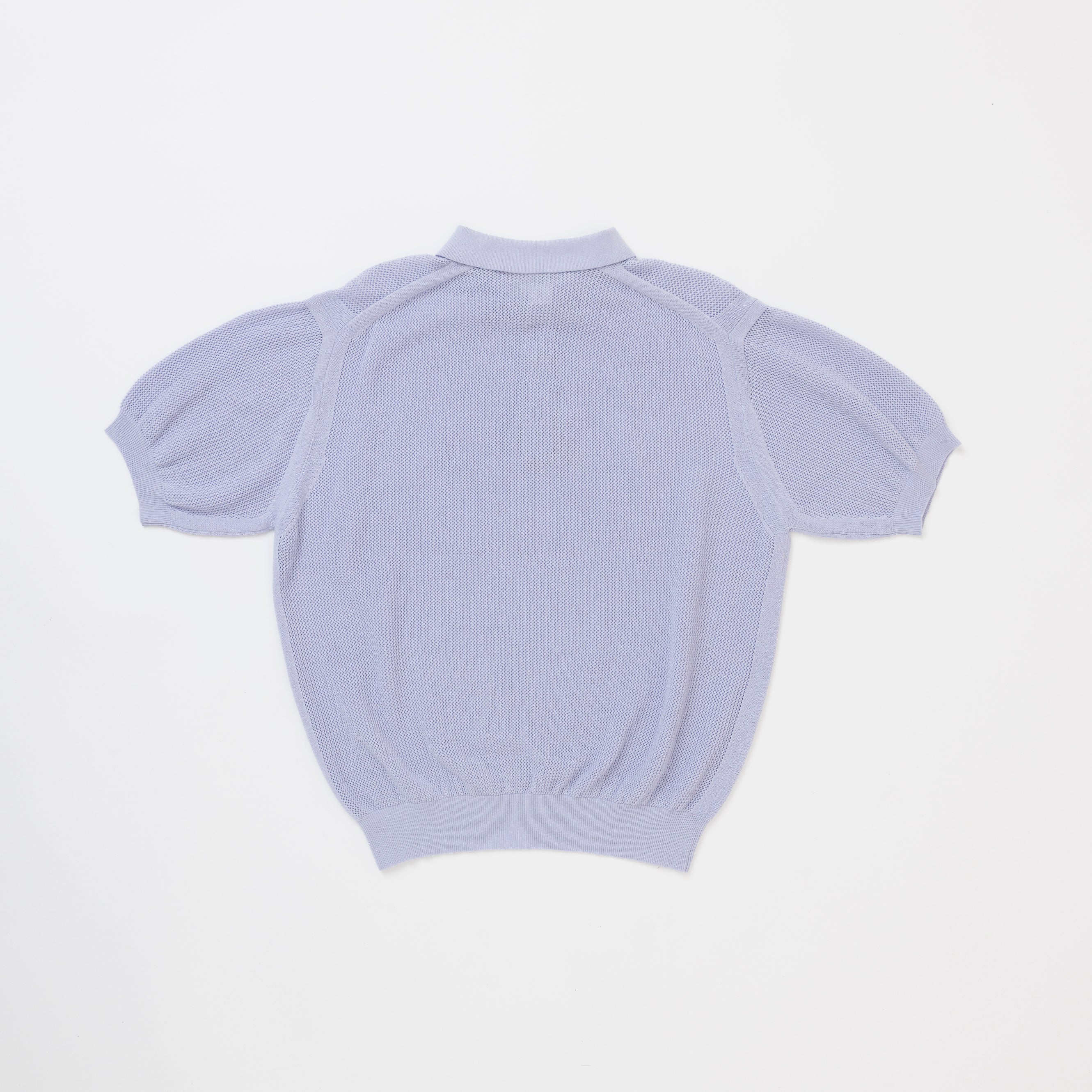 COTTON MESH KNIT POLO SHIRTS  /  EMPO-3S02
