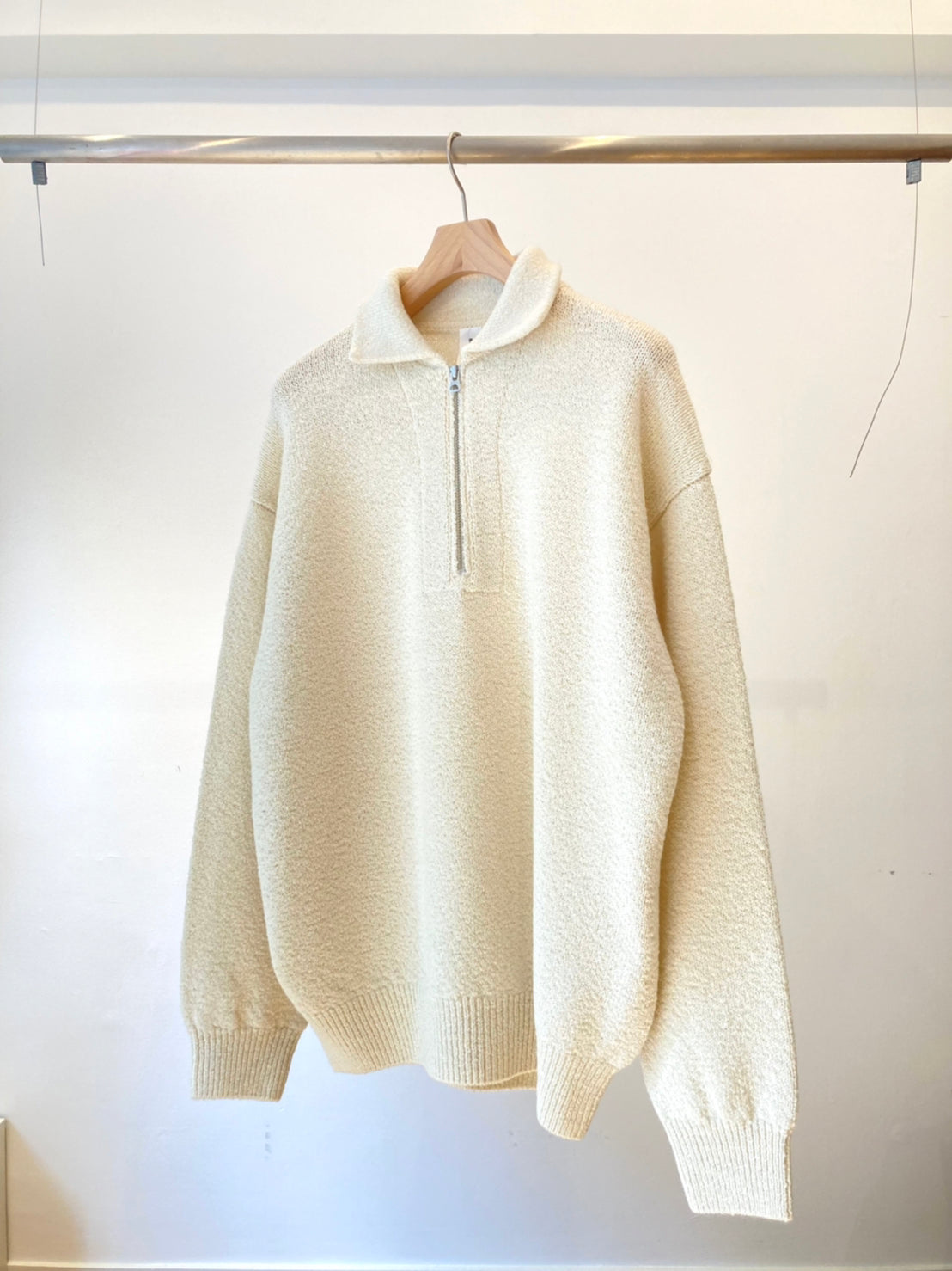 WOOLIN HALF ZIP PULL OVER/WOLPO-2A08